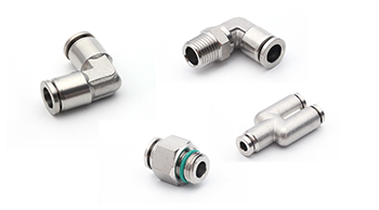 Stainless Steel Push To Connect Fittings, SUS push In Fittings, 316 Stainless Steel Air Fittings